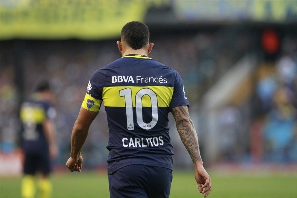 EL DIEZ. En su segundo ciclo en Boca, Tevez usó el número más importante del Xeneize.
