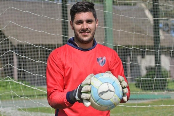 Laforia en su presentación como jugador de Atenas.