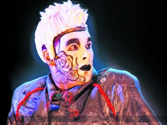 Laforia, “disfrazado” para la ocasión.