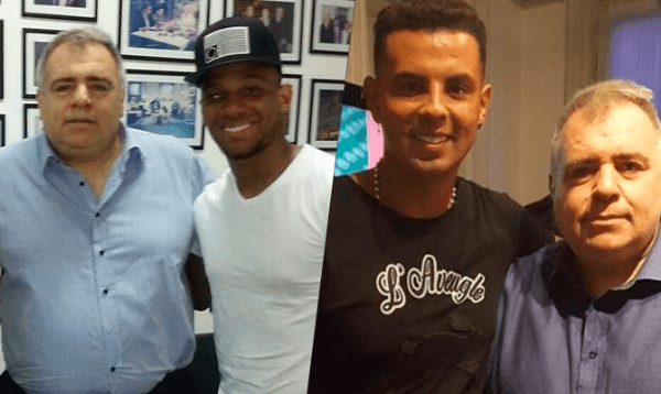 Una tarde agitada: Pierri se reunió con los colombianos para resolver su situación.