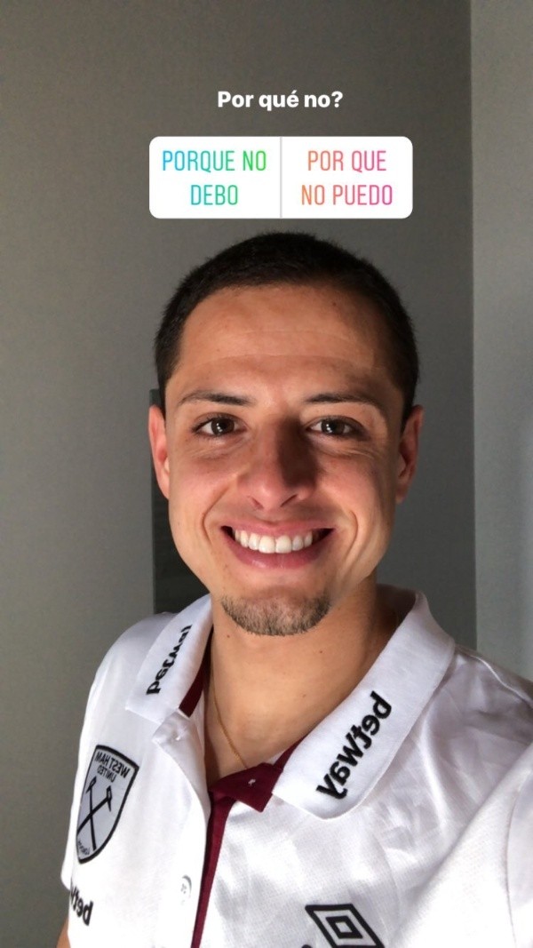 Esta fue la historia que compartió el mexicano en sus redes (Instagram)