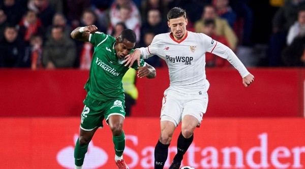 Lenglet en Sevilla.