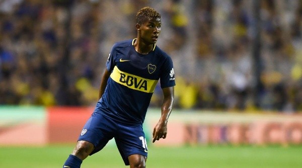 Wilmar Barrios con la camiseta de Boca.