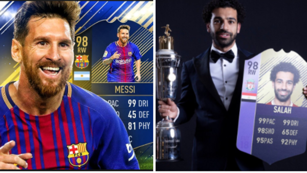 La comparación entre Messi y Salah (EA Sports)