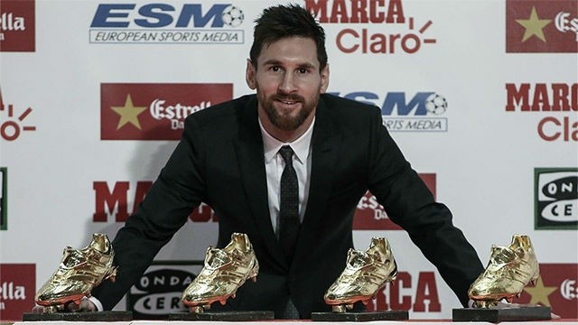 De ganar, Messi superará a Cristiano Ronaldo, quien también tiene 4 Botas de Oro