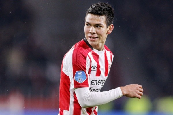 HirvingLozano en el PSV Eindhoven.