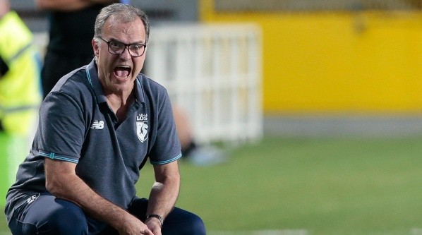 Bielsa en el Lille, su anterior club.