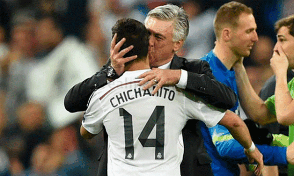 Angelotti llevó a Chicharito al Real Madrid