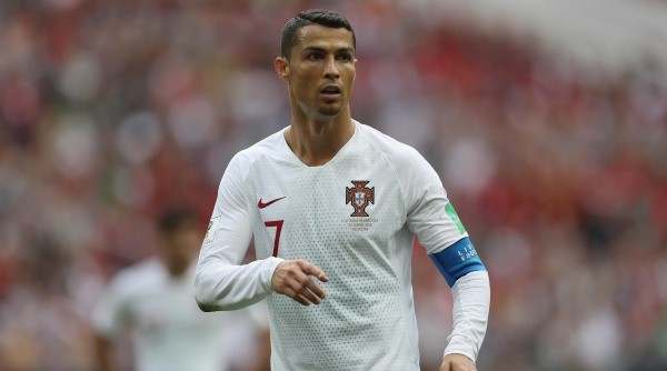 Foto de Cristiano Ronaldo con la Selección de Portugal.