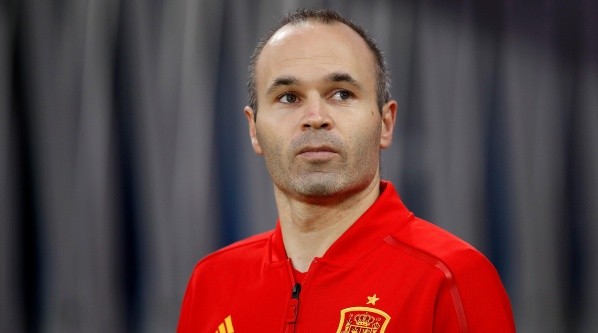 Andrés Iniesta en su último partido con la Selección de España (Foto: Getty).