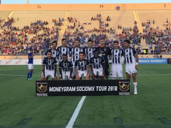 Equipo titular de Monterrey vs. Cruz Azul (Amistoso 2018)