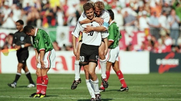 Alemania eliminó a México en 1998 = Eliminado en cuartos de final por Croacia