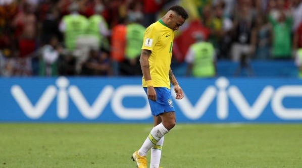 Tristeza absoluta en Neymar.