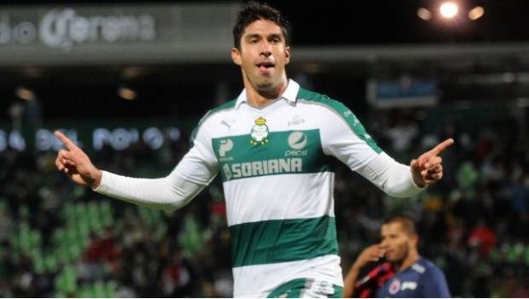 Eduardo Herrera (Santos Laguna), en su regreso a la “Comarca” tras su paso por el Glasgow Rangers de Escocia, para reemplazar al último campeón de goleo Djaniny Tavares.