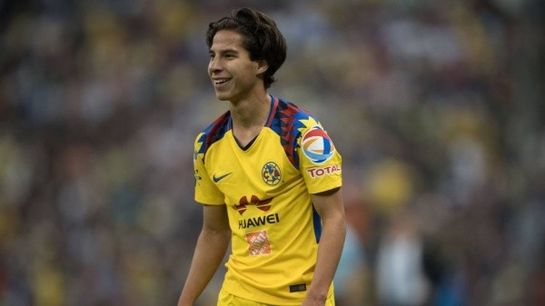 Diego Lainez, actual jugador del América.