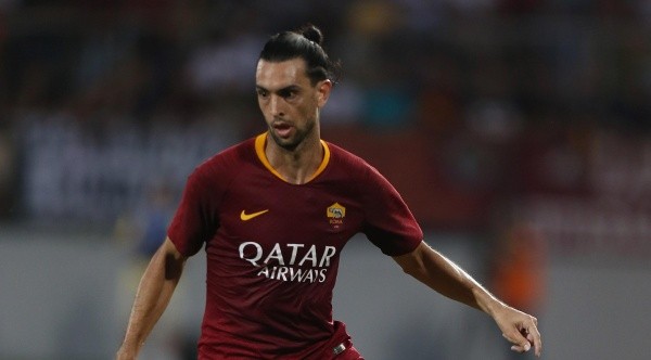 NUEVO EQUIPO. Javier Pastore con Roma en el encuentro contra Tottenham (Foto: Getty).