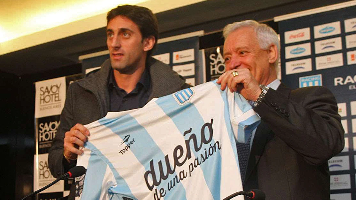 Diego Milito está muy enojado por lo sucedido.