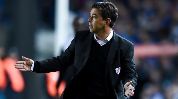 Gallardo fue muy elogiado por Coudet.