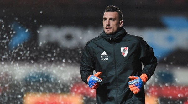 Franco Armani, una de las bajas sensibles de River.