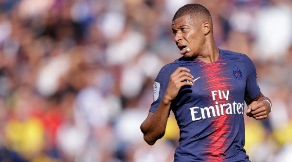 Mbappé en Paris Saint-Germain.