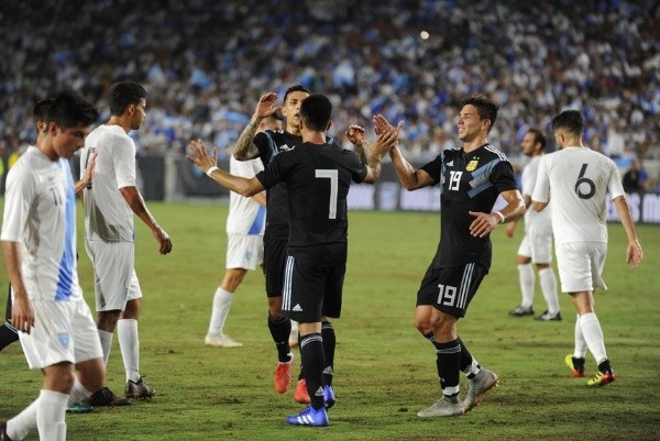 Argentina viene de golear a Guatemala.