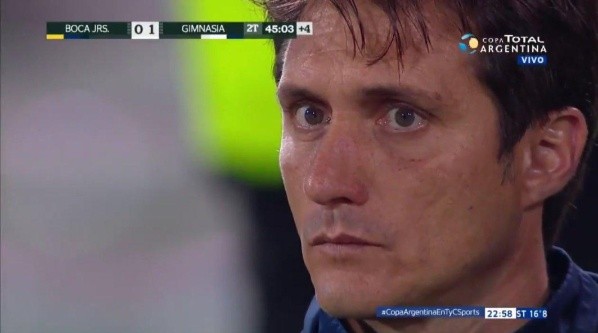 Guillermo, impactado por la derrota ante Gimnasia.