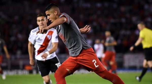 El encuentro entre River e Independiente.