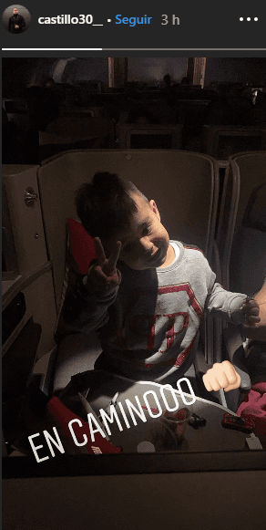 La historia del Instagram de Nico Castillo