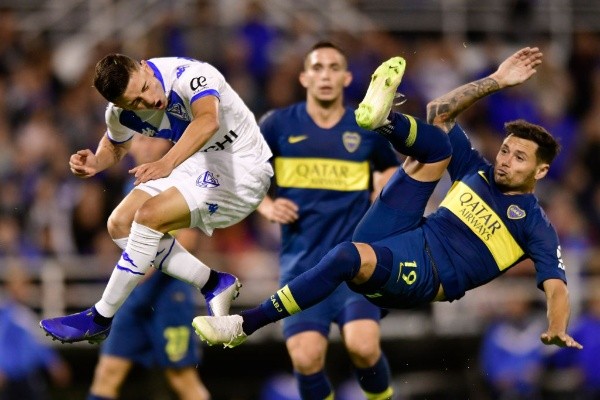 Zárate tiró una chilena en una de las primeras del partido. (Getty)