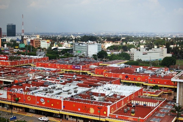 El Centro Comercial, desde arriba.