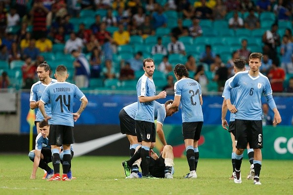 SIN CONSUELO. Uruguay quedó eliminada de la Copa América. (Getty)