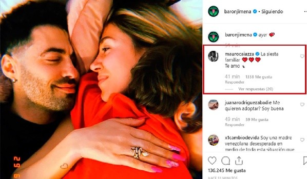 Foto de Jimena Barón. (Instagram)