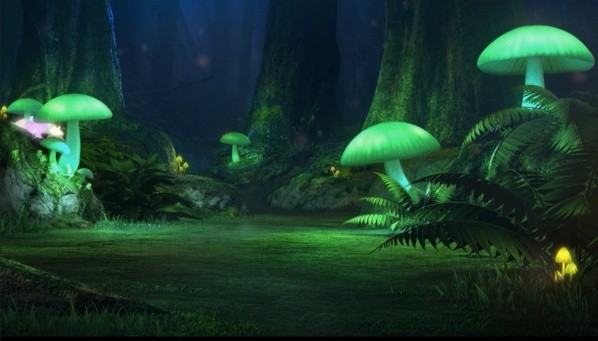 El nuevo Pokémon brillando a la izquierda de la pantalla