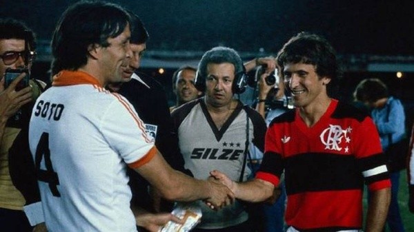 Flamengo vs. Cobreloa, en la Libertadores 1981.