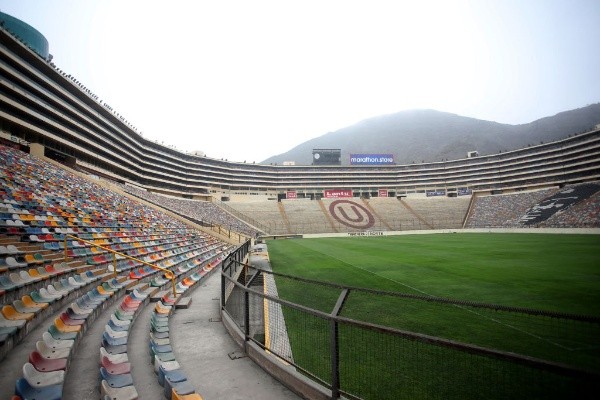 Desde adentro: el estadio Monumental de Lima. Foto: Getty