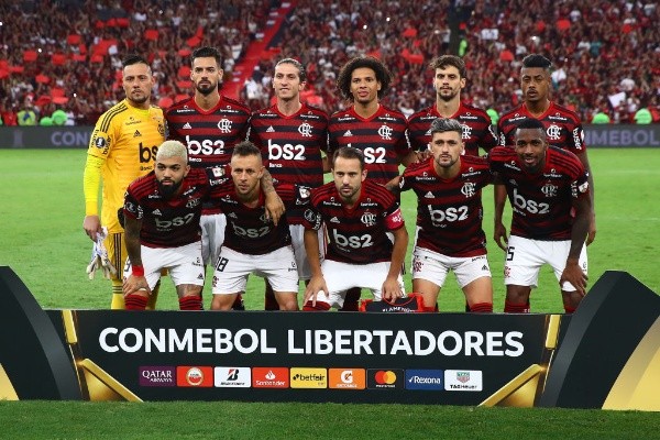 El once titular que suele jugar en Flamengo. Foto: Getty