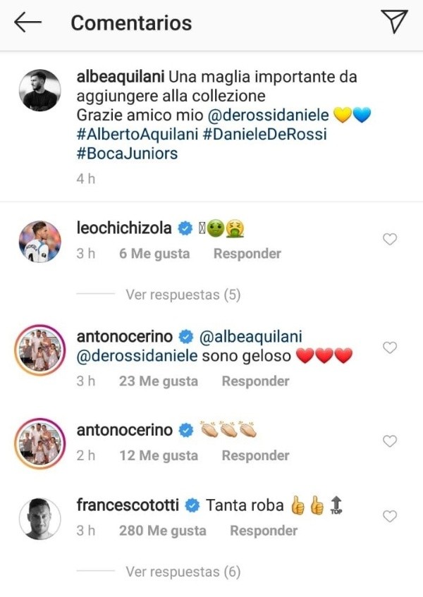 El comentario de Leandro Chichizola.