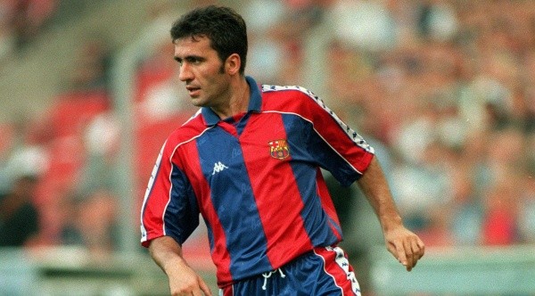 El rumano jugó dos temporadas para el Barcelona.