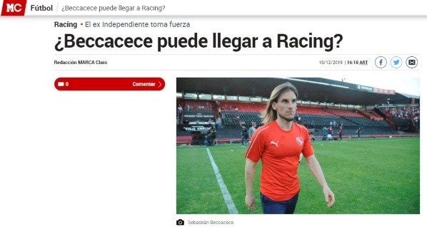 Así lo anunció el periódico 'Marca'.