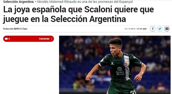 Así lo anunció el periódico 'Marca'.