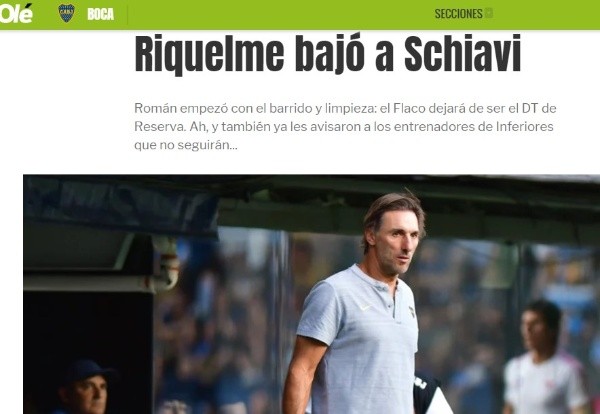 Así lo informó 'Olé'.