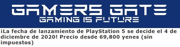 Traducción de la nota de GAMERS GATE