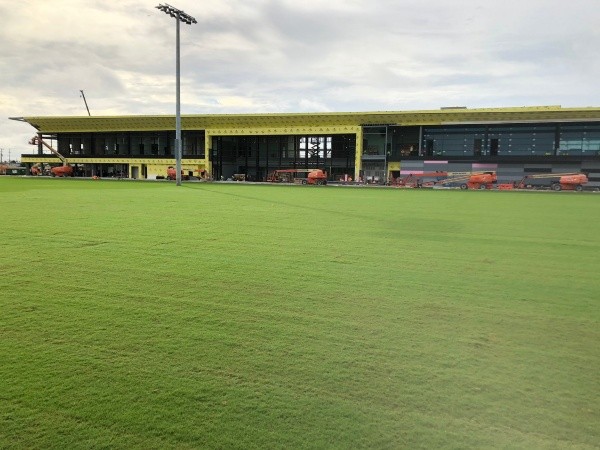 El campo de entrenamiento del Inter Miami.