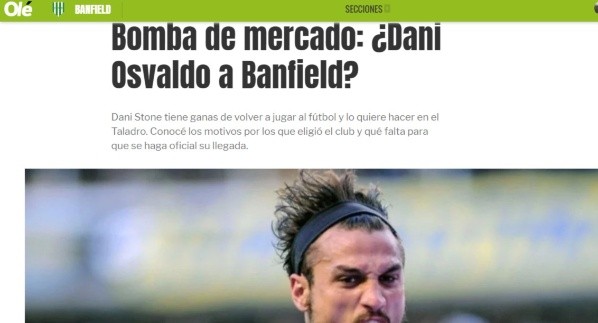 BOMBAZO DE HUMO: ¿Vuelve a Boca? Osvaldo culmina su retiro para volver a jugar en el fútbol argentino
