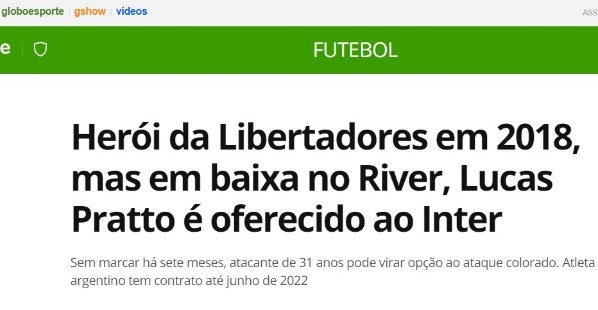 La información de 'Globo Esporte'.