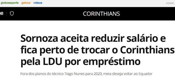 La información de 'Globo Esporte'.