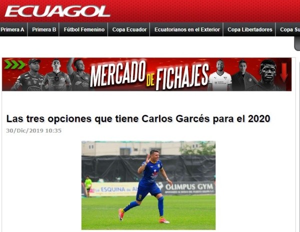 La información de 'Ecuagol'.