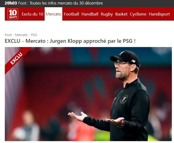 Así lo aseguran en Francia.