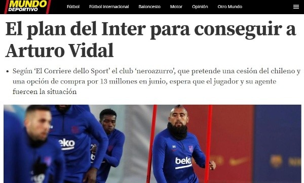 Así lo refleja 'Mundo Deportivo'.