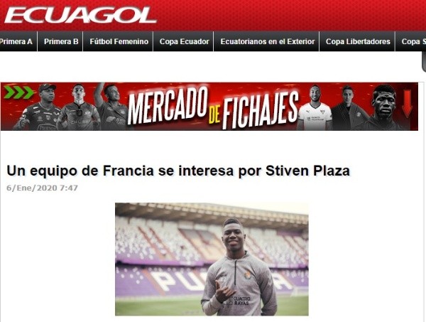 La información de 'Ecuagol'.